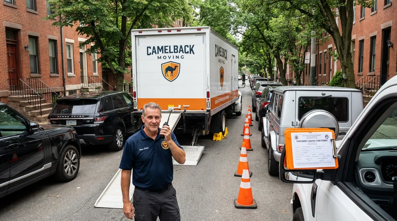 City street loading permit setup in West Newbury, MA
